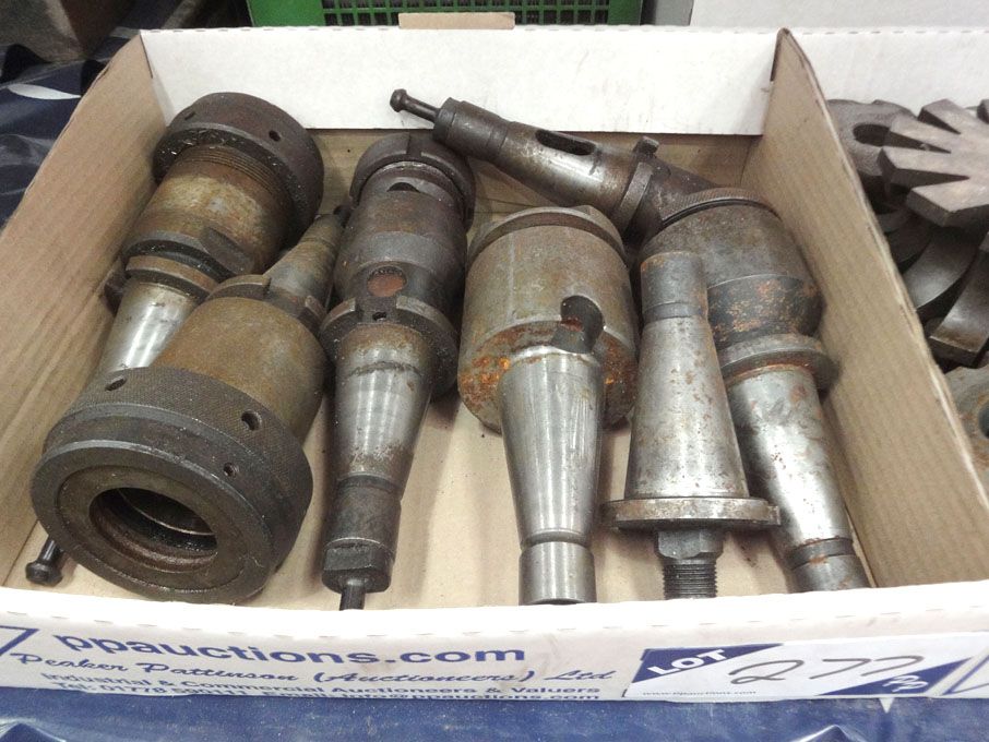 Qty int taper tool holders - Lot Located at: Kings...