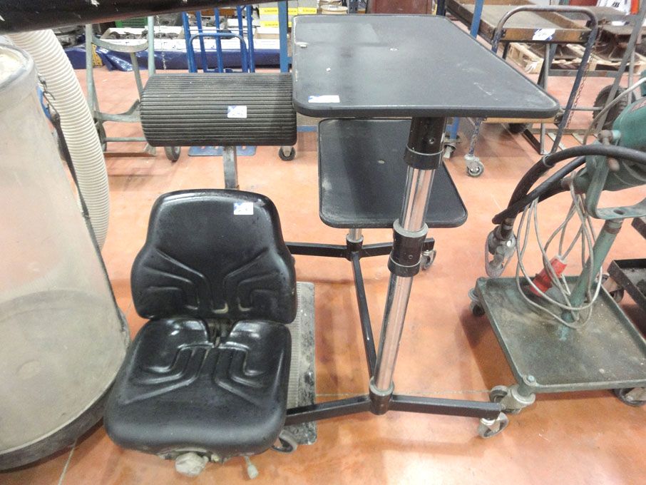 Grammer MSG44 vehicle seat, machinist working stoo...