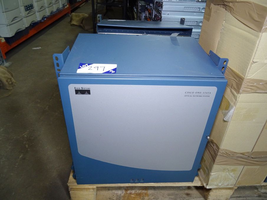 Cisco Systems ONS 15454 optical network rack with...