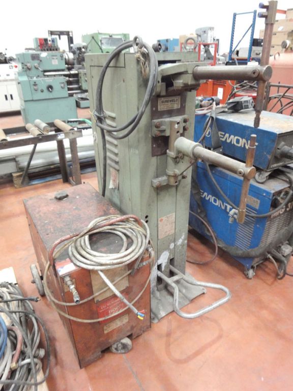 Sureweld KLT116 spot welder, 30.6kva, 16" throat w...