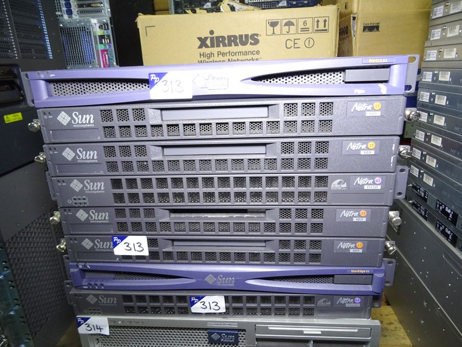 Qty various Sun Micro Systems inc: 2x Nectra X1, 4...