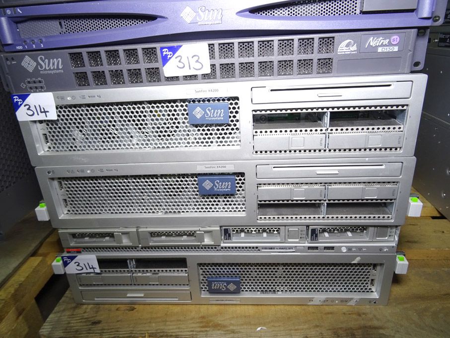 3x Sun Micro Systems inc: 3x Sunfire X4200, Sunfir...