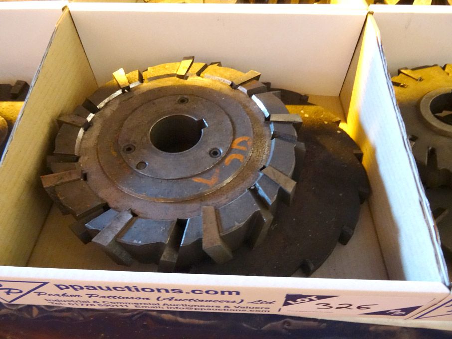 4x tip milling cutters to 10" approx in 2 boxes -...