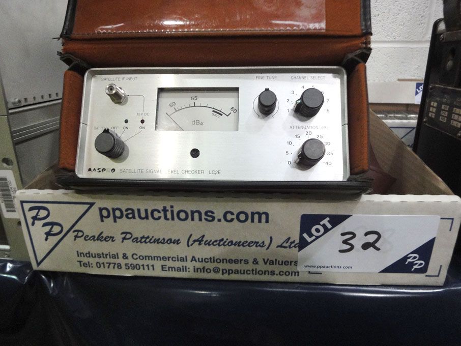 Maspro LC2E satellite signal lever checker - Lot L...