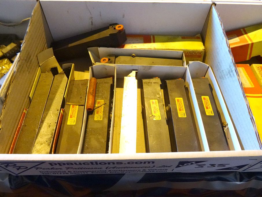 Qty Sandvik tip turning tools (boxed & unused) -...