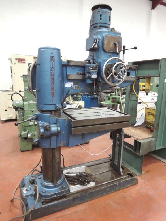 Richmond SR2 36" radial arm drill, 760x650mm RF ta...