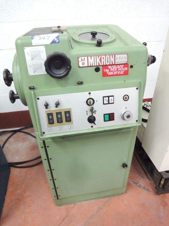 Mikron A60 automatic gear hob sharpener, 100mm max...