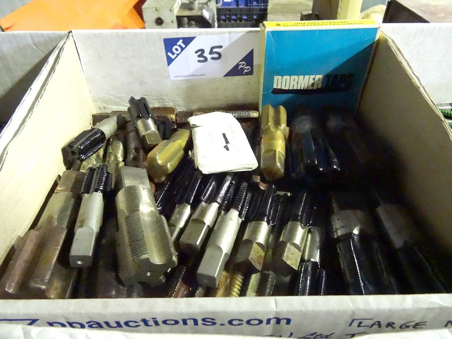 Qty various metric taps to 50mm approx (unused) -...