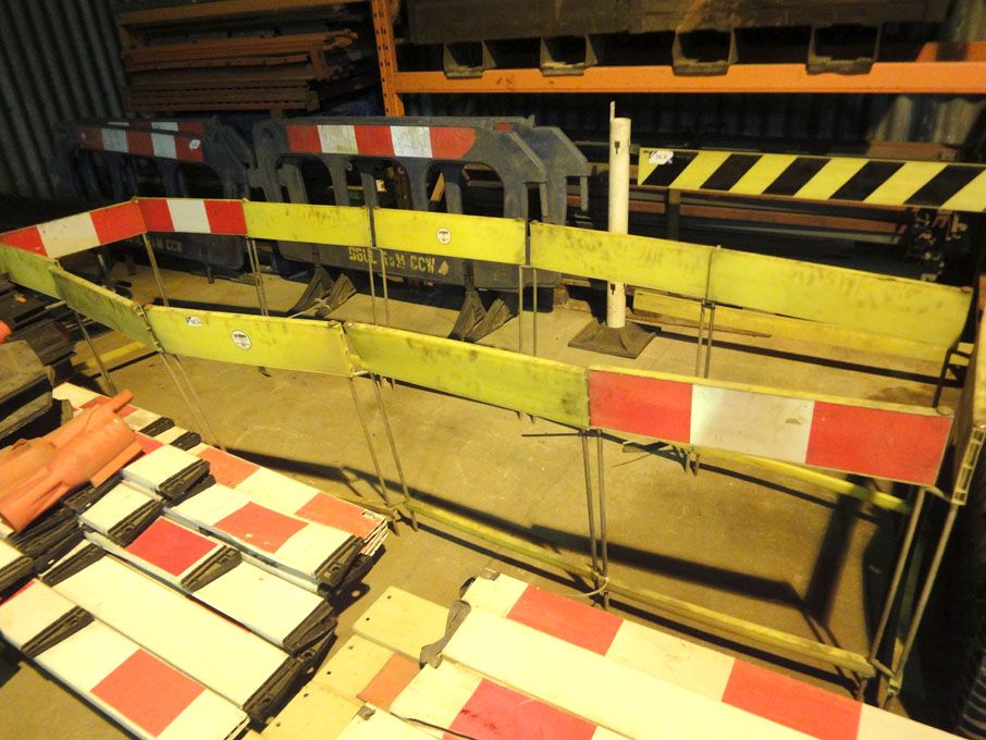 Qty JSP road working / safety barrier up to 2500mm...