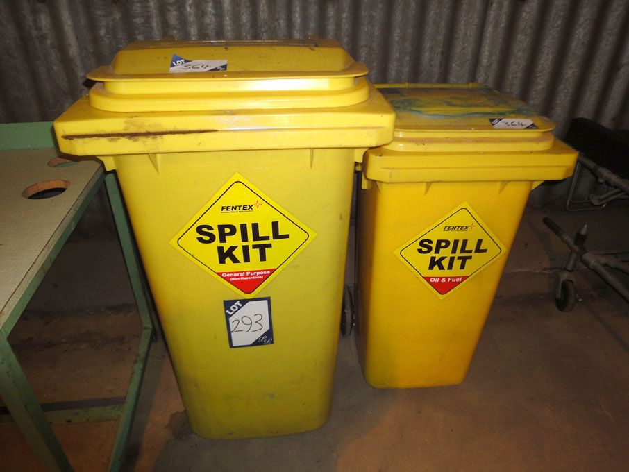 2x mobile spill kits, oil & fuel, general purpose...