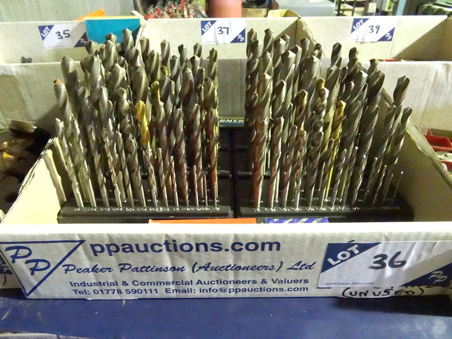 6x twist drill sets in stands, 1/16" to 1/2" appro...