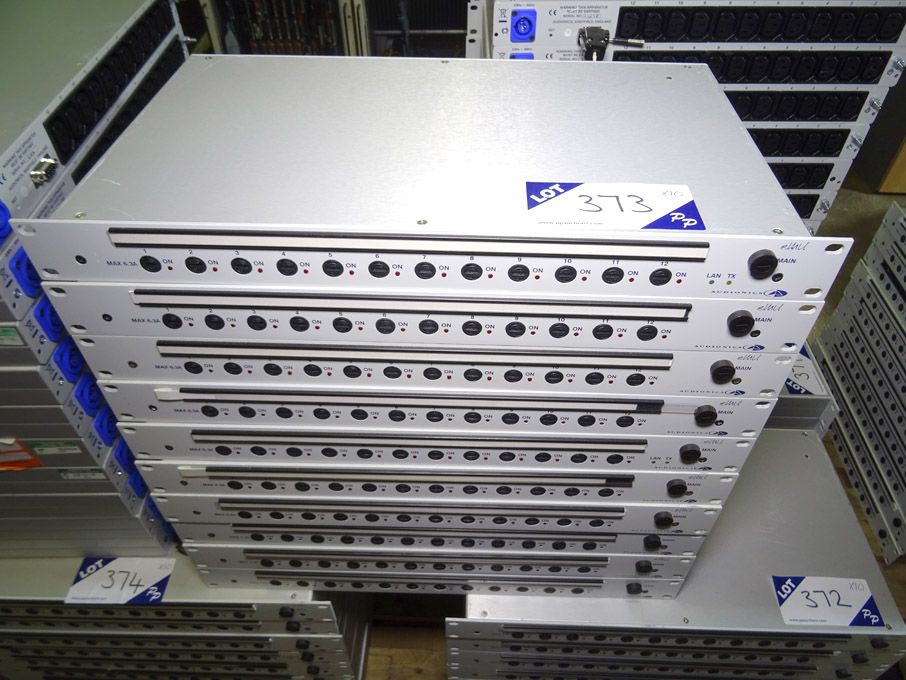 10x Emu Audio MCS 12 way MDU's, 6.3A