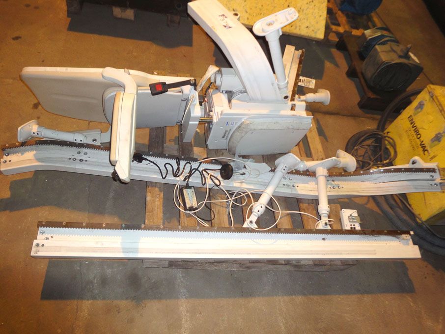Curved electric stairlift, 120kg max SWL, 5m appro...