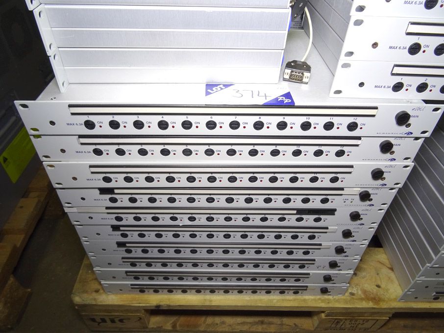 10x Emu Audio MCS 12 way MDU's, 6.3A