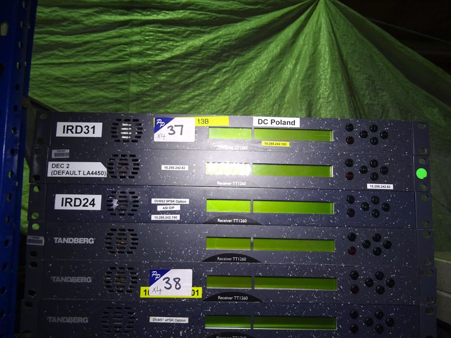 4x Tandberg TT1260 receivers