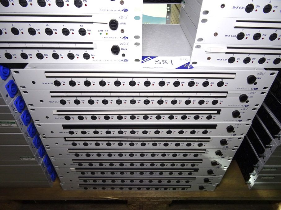 10x Emu Audio MCS 12 way MDU's, 6.3A