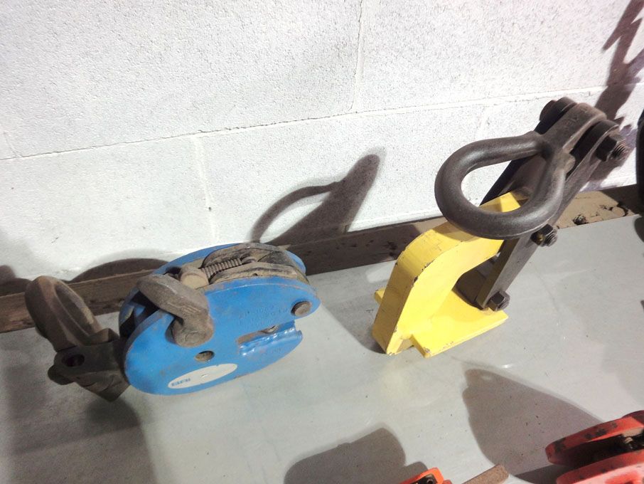 3x Iphtonz 0-30mm plate lifters, Briclamp 0-24mm p...