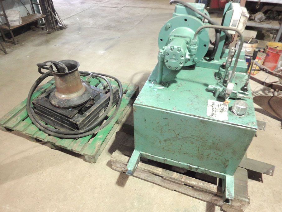 Autosteer hydraulic winch, Asea 15kW motor - Lot L...