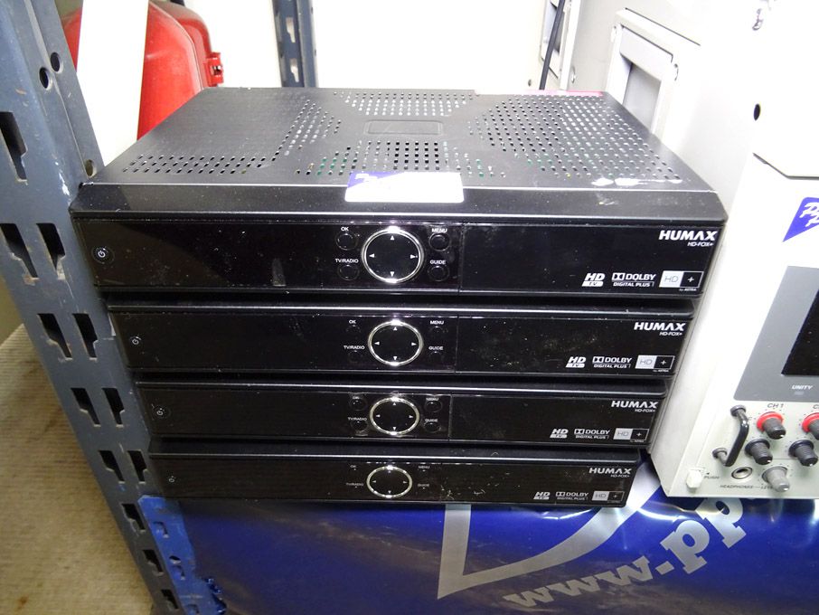 4x Humax HD-Fox+ DVB-S2 satellite receivers