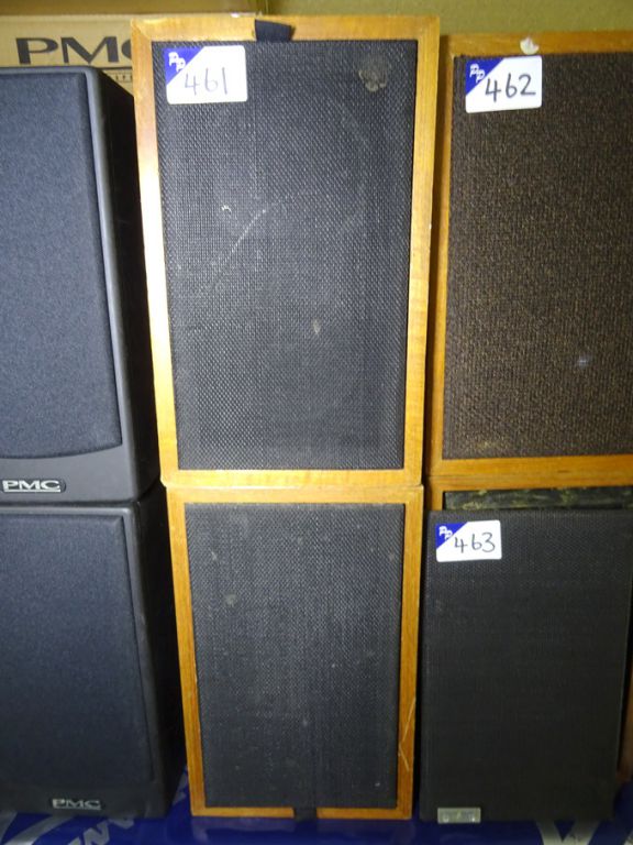 Rogers LS3/5A monitor loud speaker with Rolec amp,...
