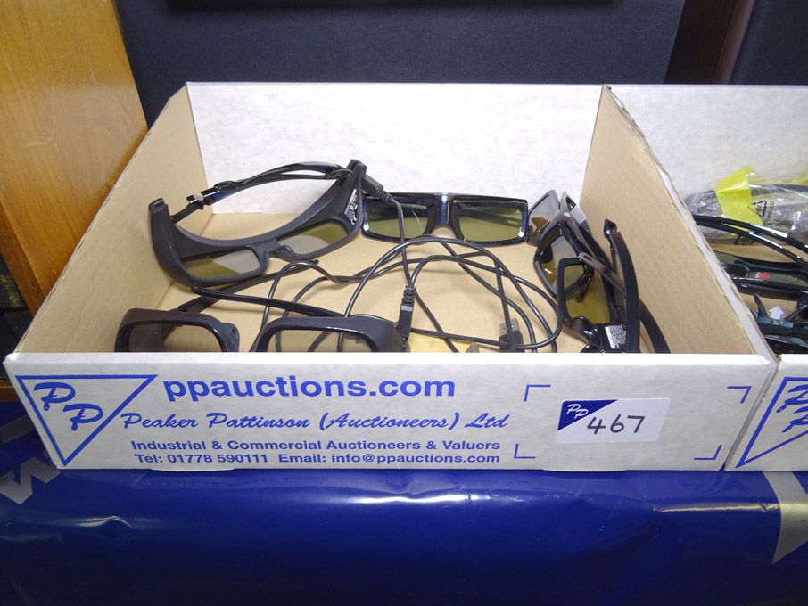 5x various Sony 3D active glasses