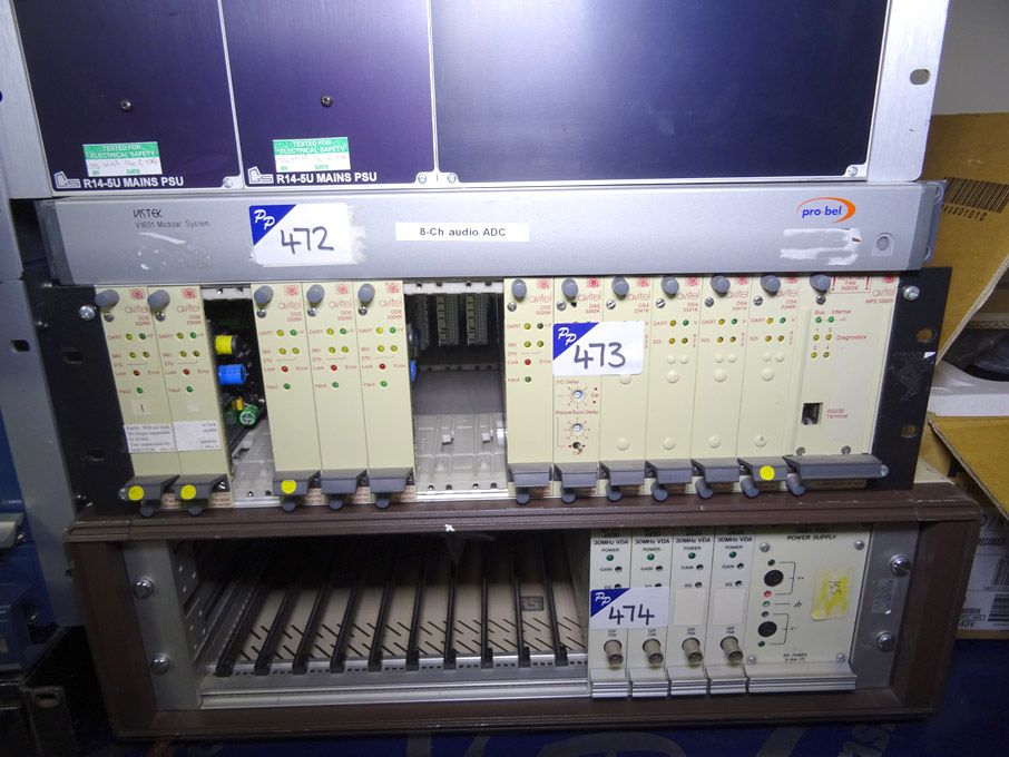 Avitel distribution chassis with Qty various modul...