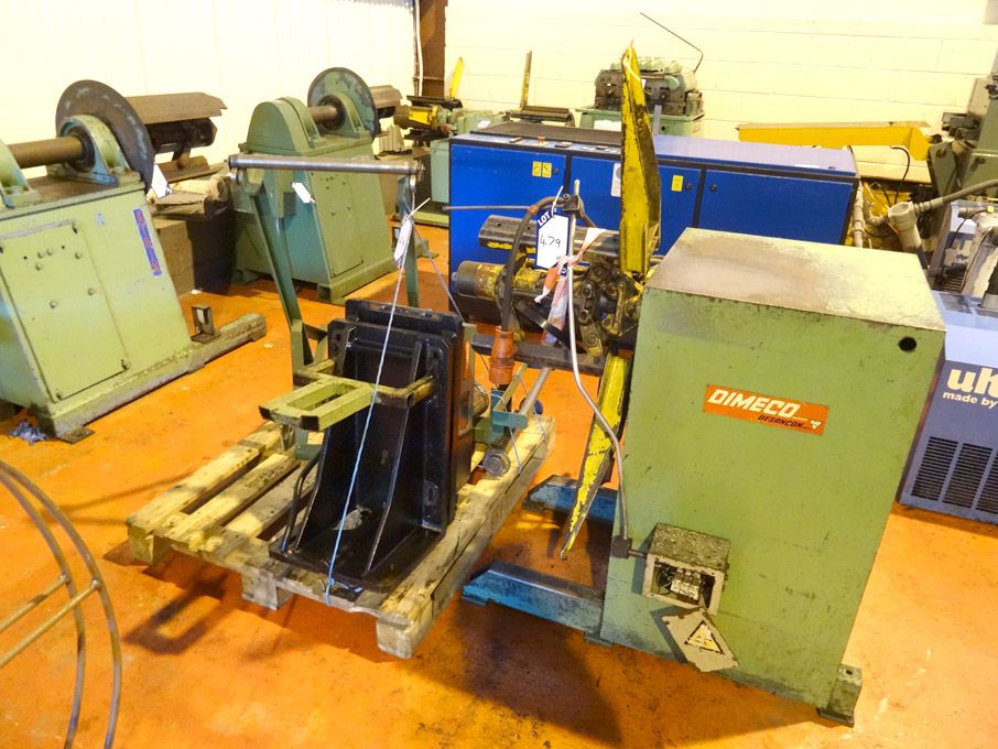 Dimeco 2350/BM powered decoiler, 35mm wide capacit...