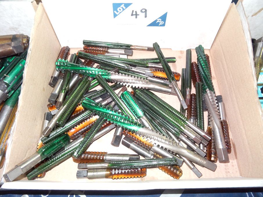 Qty various HSS ACME taps, 1/2" to 7/8" approx (un...
