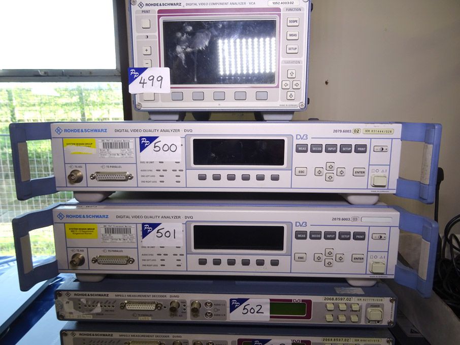 Rohde & Schwarz 2079.6003 digital video quality an...