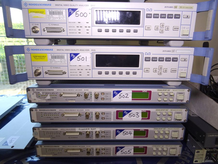 Rohde & Schwarz 2079.6003 digital video quality an...