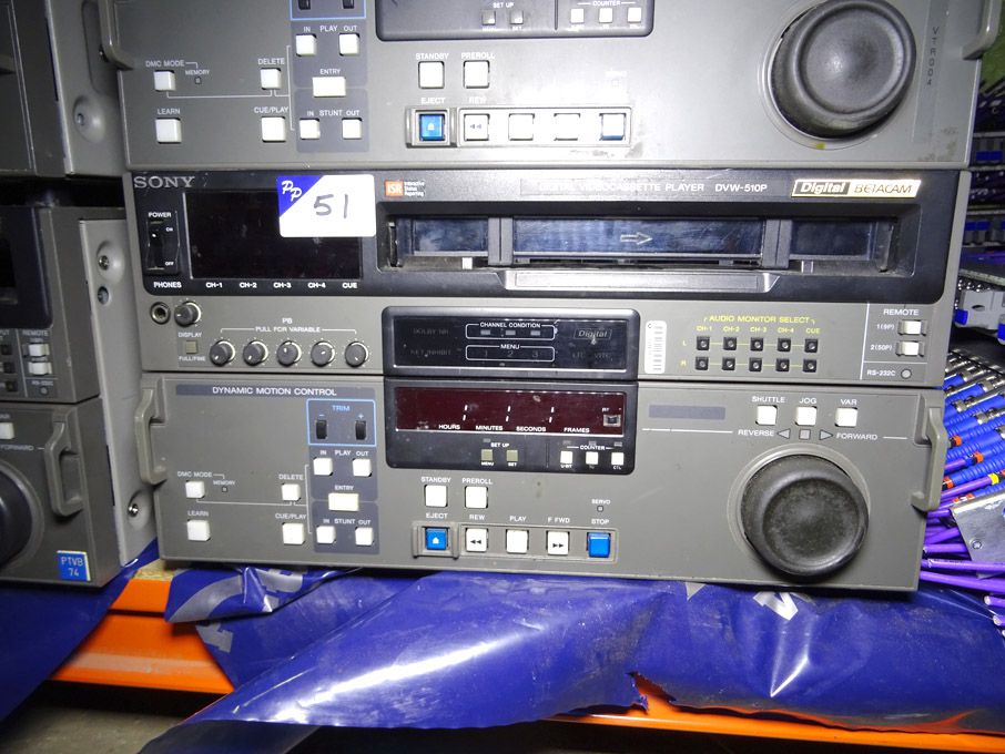 Sony Betacam DVW-510P digital video cassette playe...