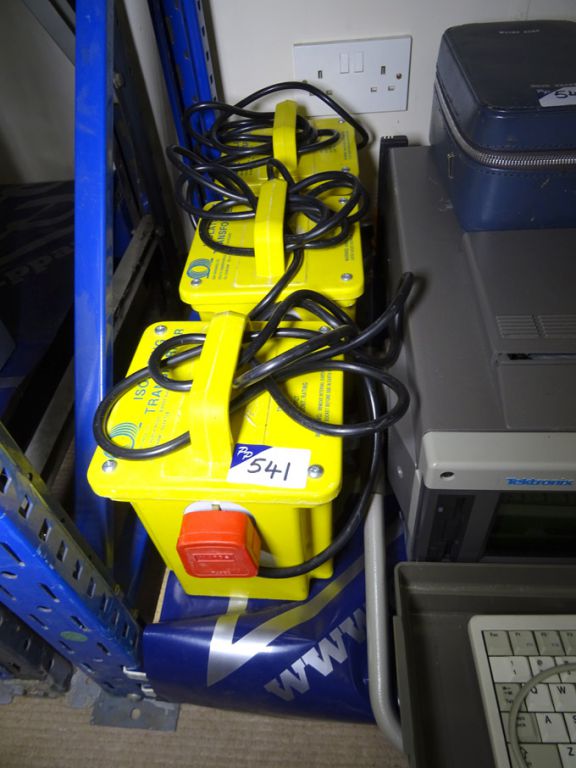 3x B.B.H GU500 mains isolation transformers, 500va