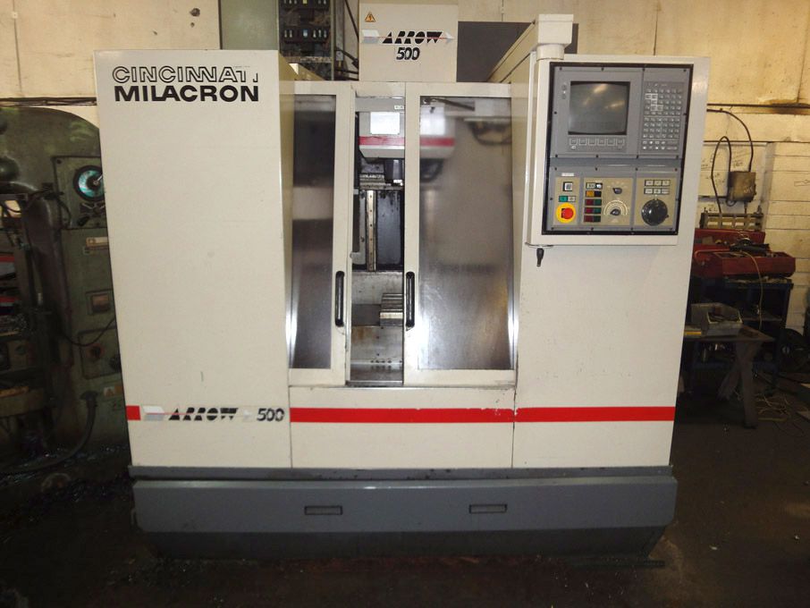 Cincinnati Arrow 500 CNC VMC, 700x520mm table, 20...
