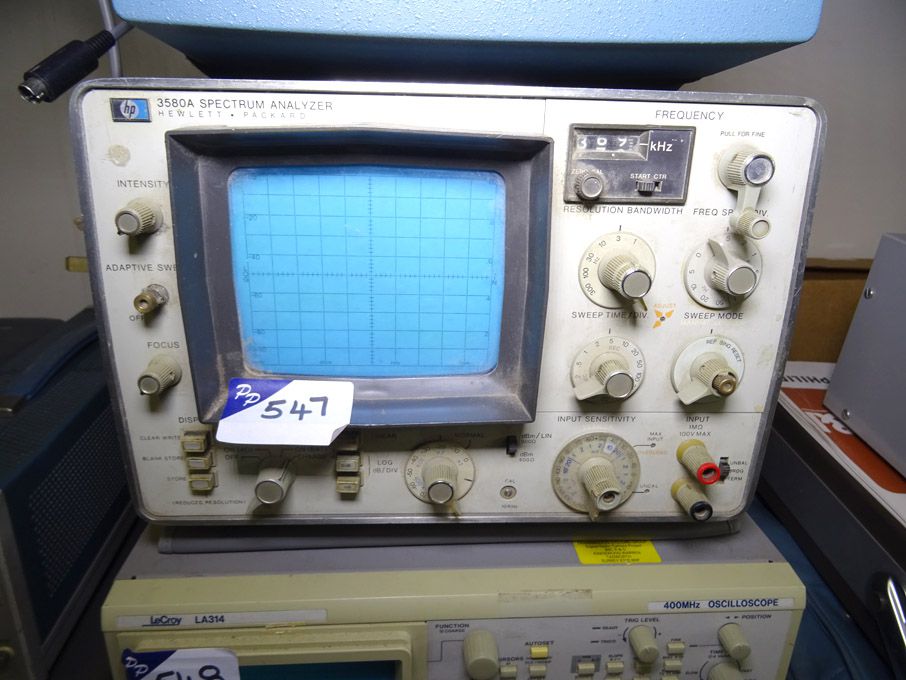 HP 3580A spectrum analyser