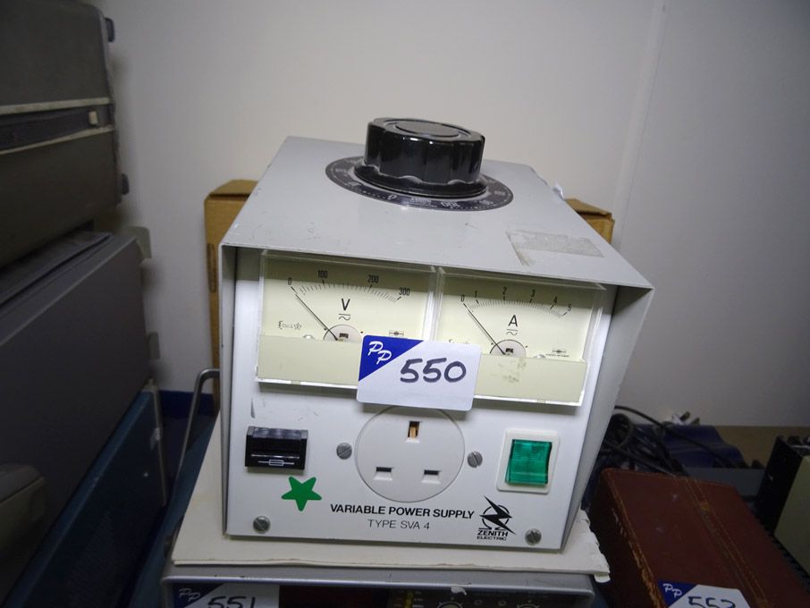Zenith SVA4 variable power supply