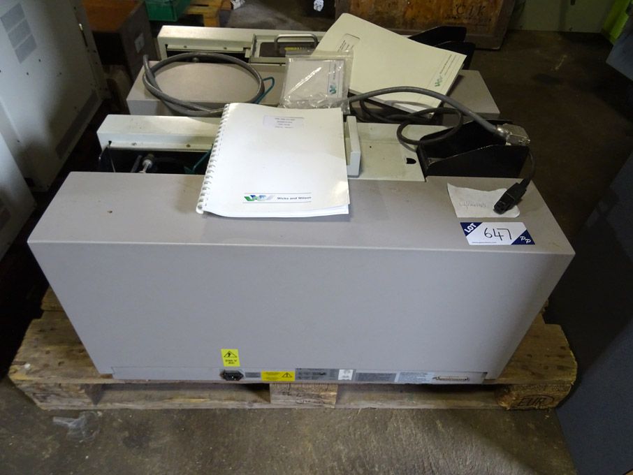 Wicks & Wilson 3400 scan station (1998)