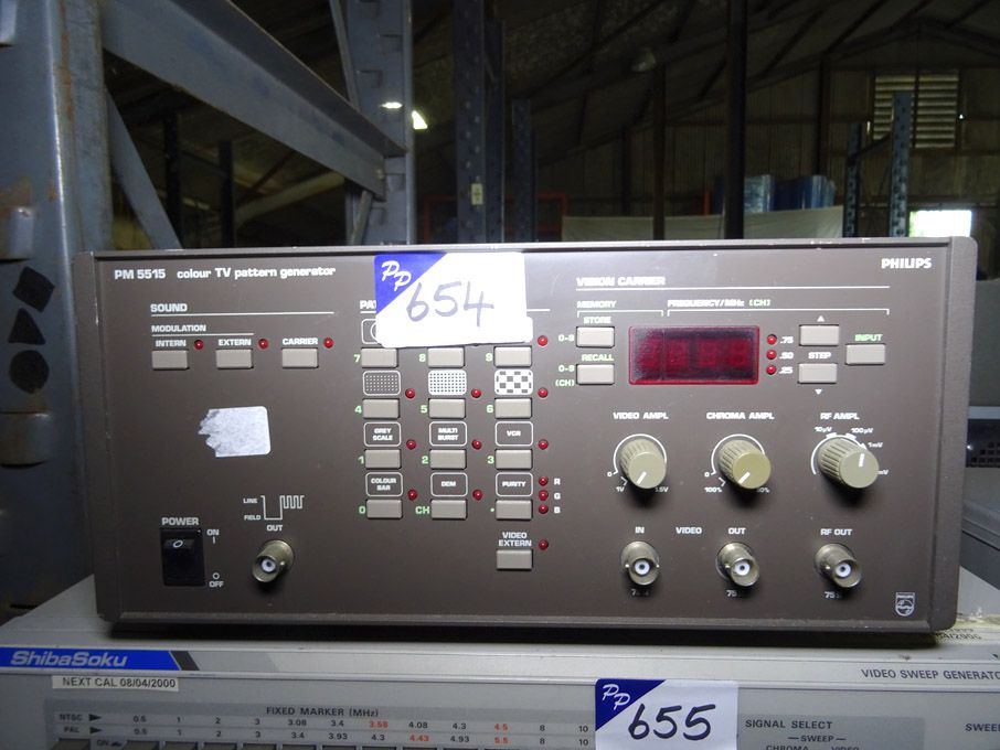Philips PM5515 colour TV pattern generator