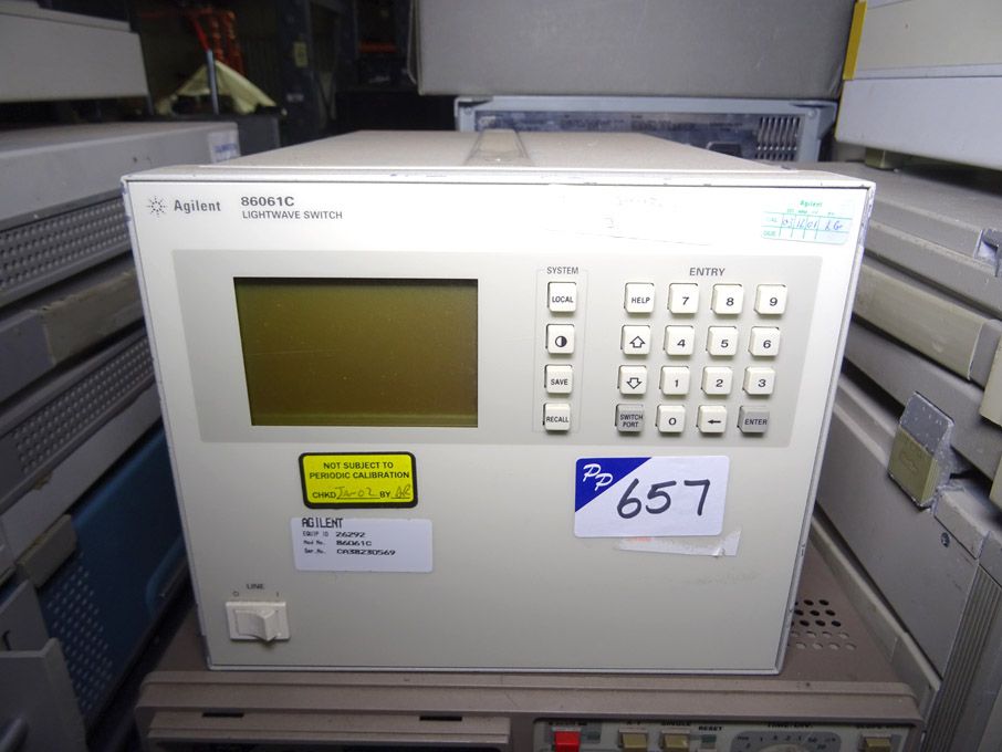 Agilent 86061C light wave switch, opt 002/012/051/...