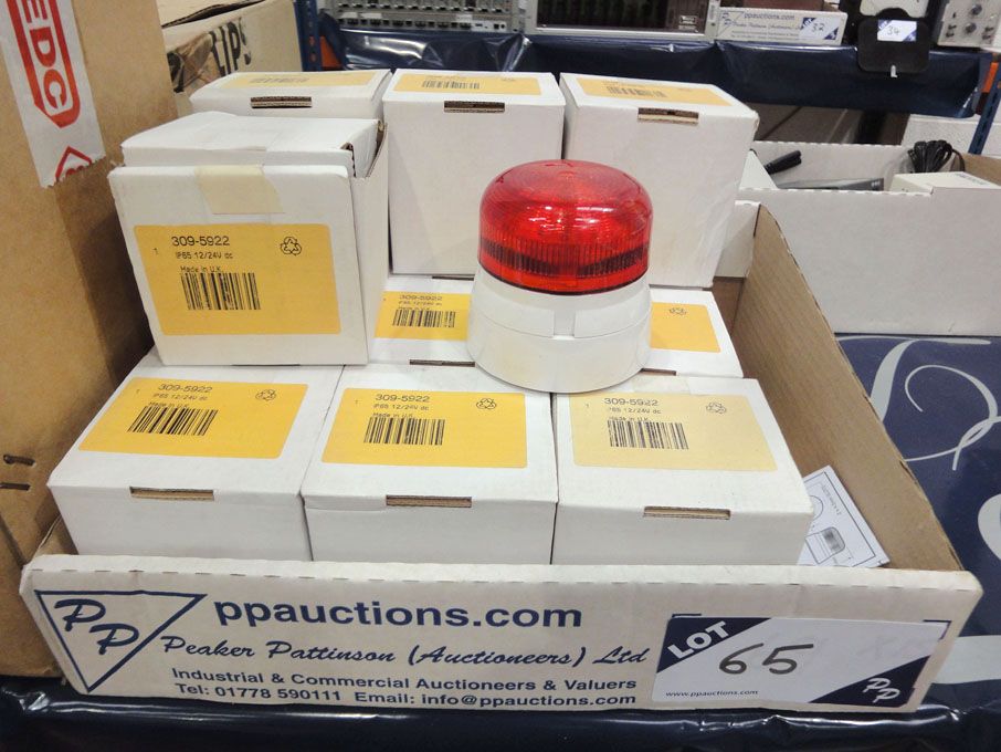 15x RS 309-5922 DC beacons, 12v/24v (boxed & unuse...