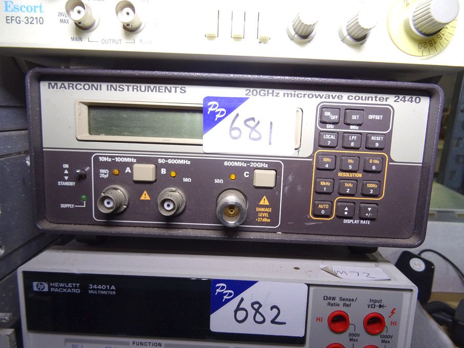 Marconi 2440 microwave counter, 20GHz