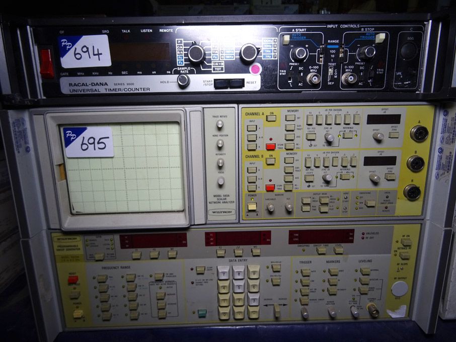 Wiltron 560A Scalar network analyser & Wiltron pro...