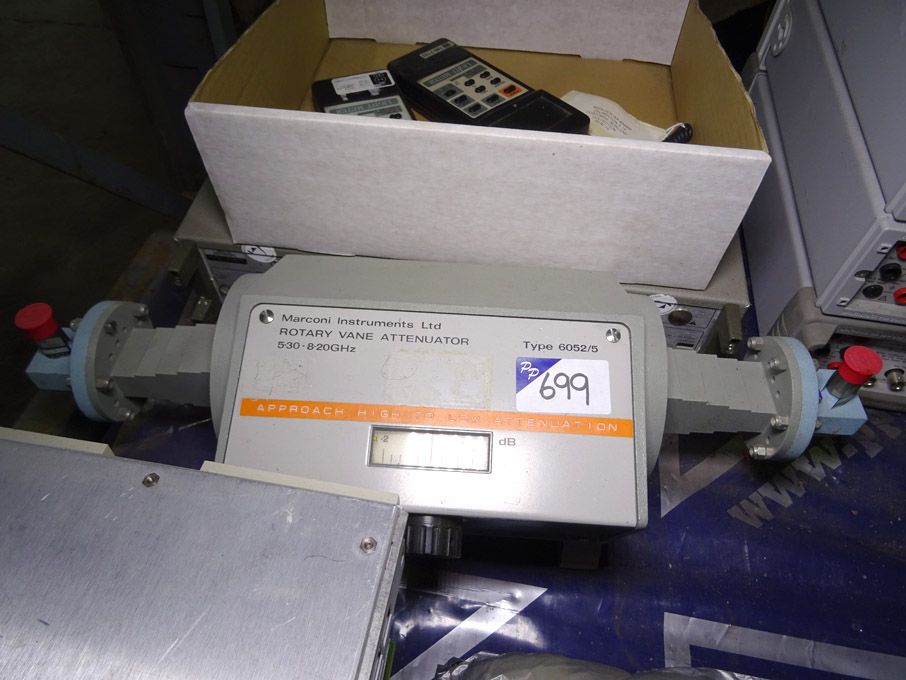 Marconi 6052/5 rotary van attenuator, 5.3-8.2GHz