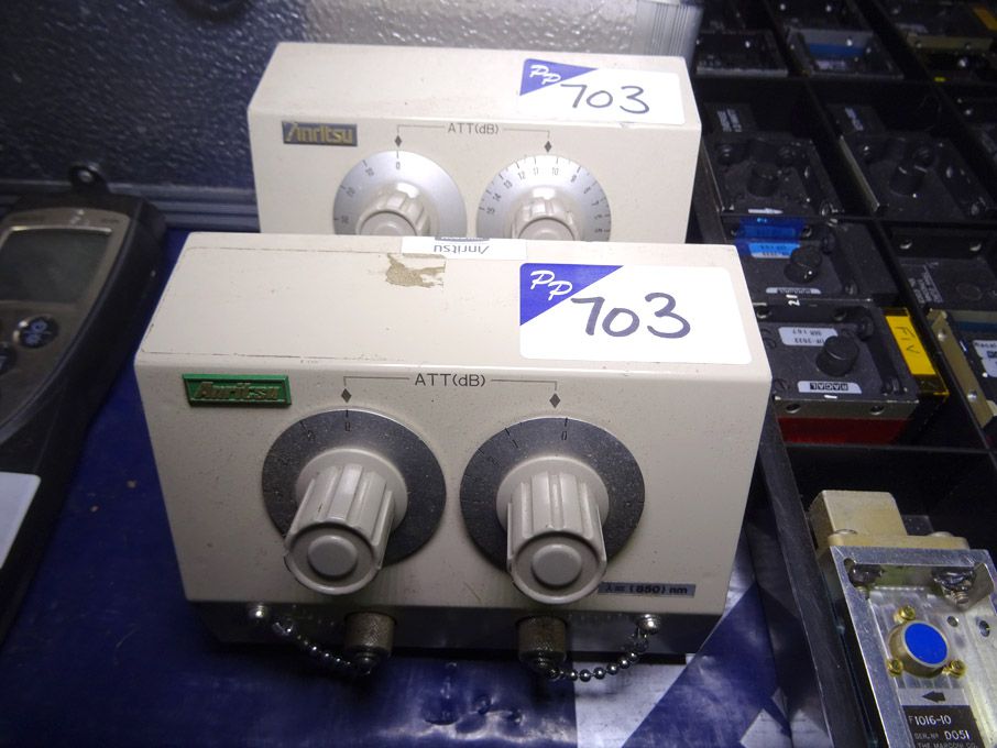 2x Anritsu optical attenuators MN95A (850um) MN95D...
