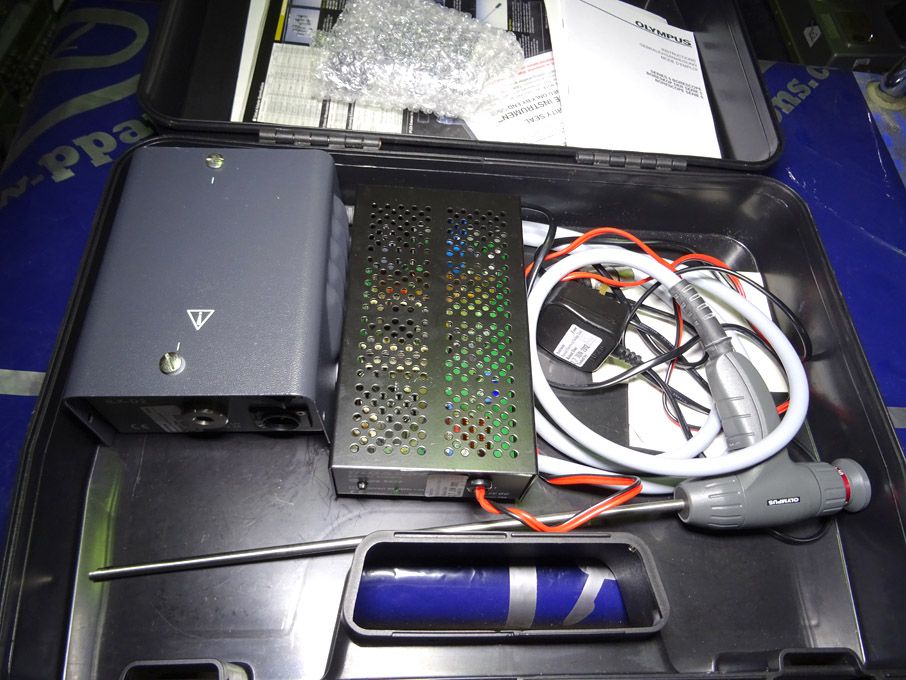 Olympus borescope series 5 with light source & col...