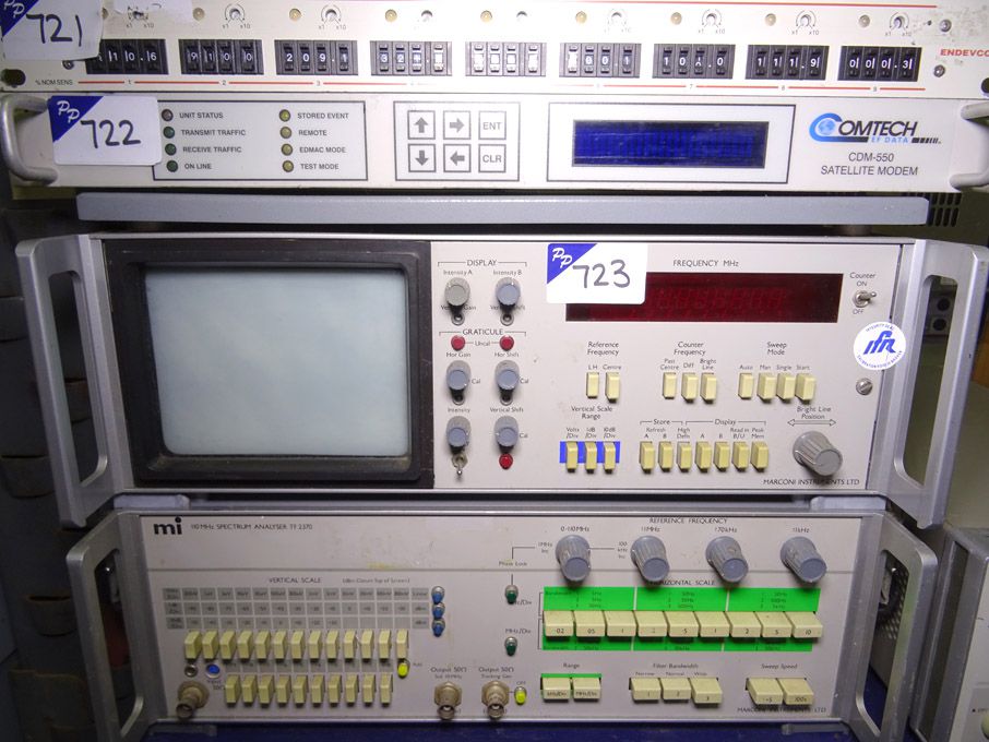 Marconi TF2370 110MHz spectrum analyser with displ...
