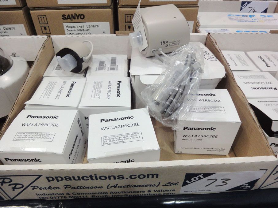 Qty Panasonic WV-LA2R8L3BE Auto iris lenses & Pana...