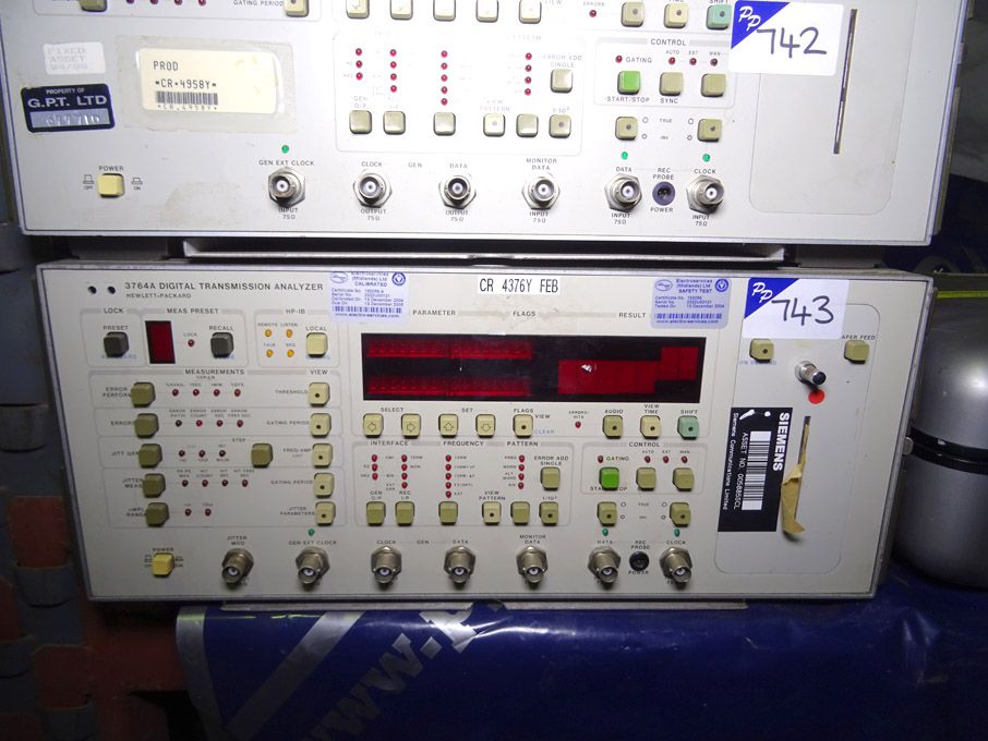 HP 3764A digital transmission analyser