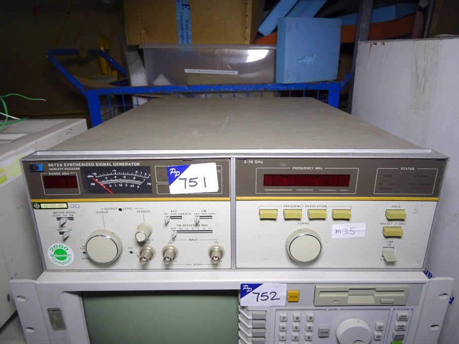 HP 8672A synthesized signal generator, 2-18GHz