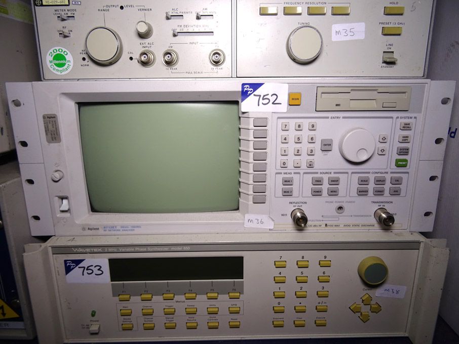 Agilent 8712ET RF network analyser, 300kHz - 1300M...