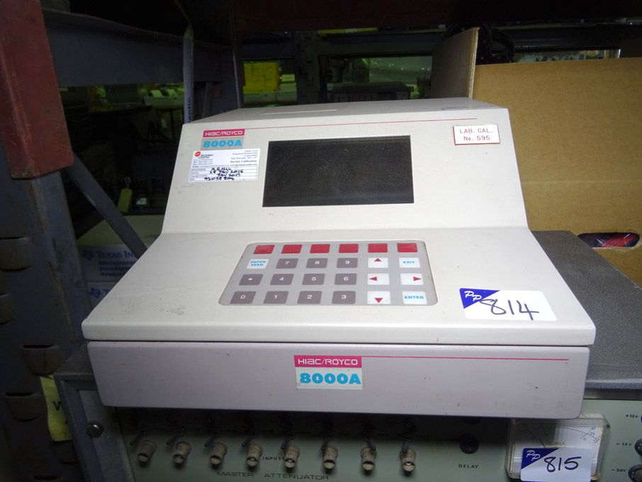 Hiac / Royco 8000A digital printer